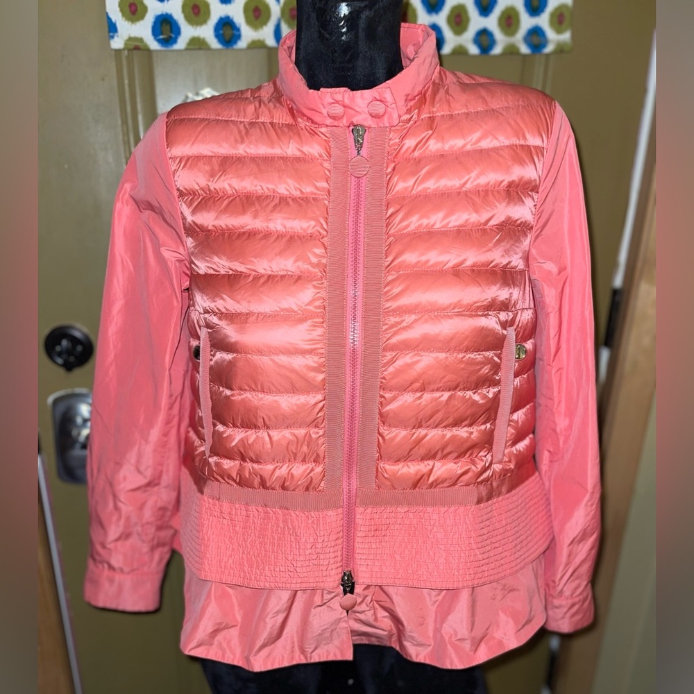 Moncler Jacket/Coat Down Body Coral Rare Size XS